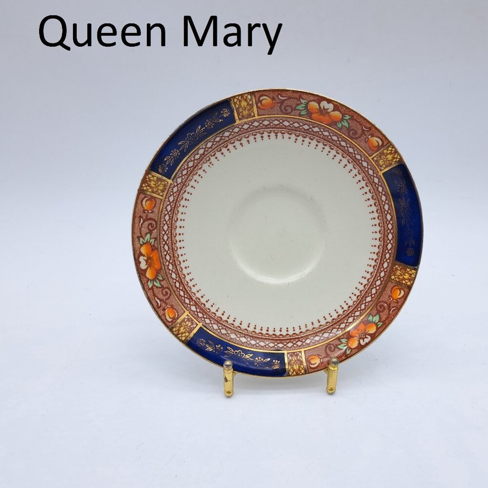 J & G Meakin Queen Mary Orphan Saucer